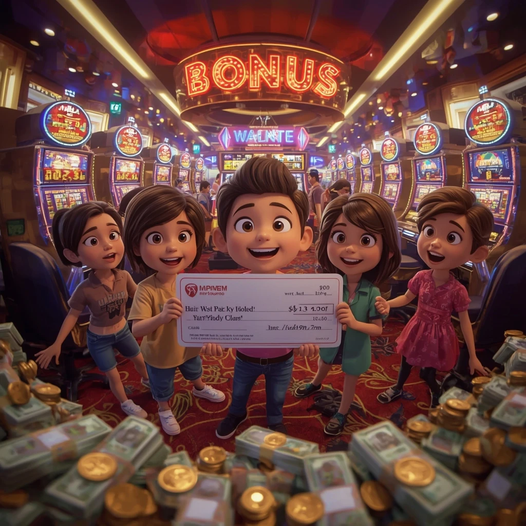 bonus dans les mains d'un joueur au Casino Gale & Martin